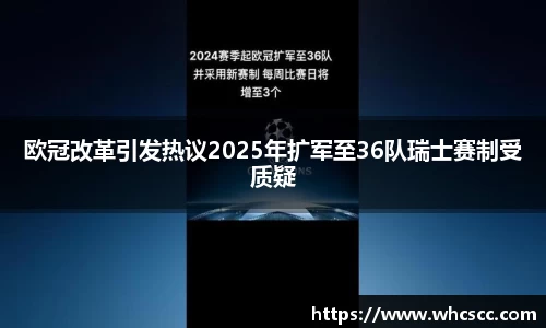 欧冠改革引发热议2025年扩军至36队瑞士赛制受质疑